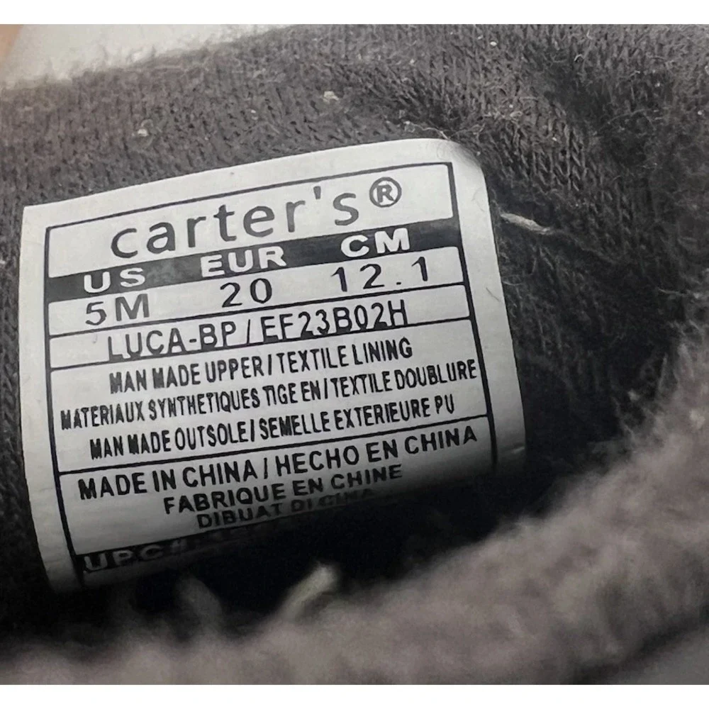 Carters Toddler‎ Boots Brown Size 5M Excellent Condition